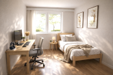Whg 4 - Zimmer - Ideale 3-Zimmer-Wohnung im betreuten Wohnen