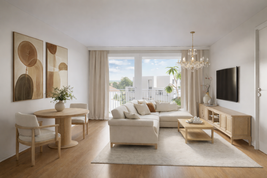 2 Zimmer im DG mit Balkon – Betreutes Wohnen - Wohnung 8 (5787)