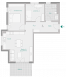 3-Zi-Wohnung in Bestlage + großer Süd-Balkon - Wohnung 4 - Haus 1