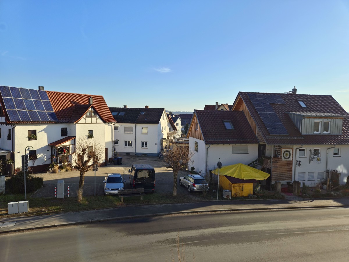 Ausblick vom Balkon