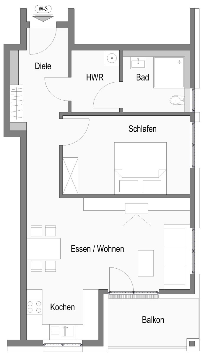 Grundriss WHG 3