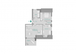 Traumhafte 3-Zi-Dachgeschoss-Whg. – Altersgerecht - Grundriss Wohnung 8
