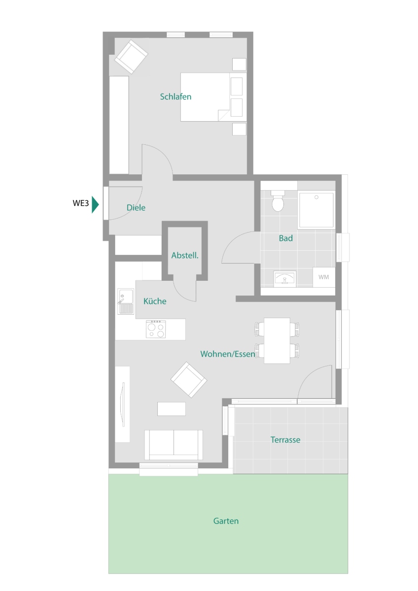 Grundriss Whg. 3