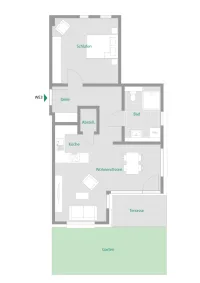 Grundriss Whg. 3
