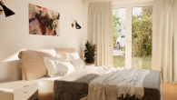 Betreutes Wohnen: Schöne 2-Zimmerwohnung mit Ostterrasse und kleinem Gartenanteil - Schlafen